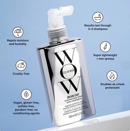 COLOR WOW Dream Coat Supernatural Spray – Anti-Frizz & Humidity-Proofing Spray